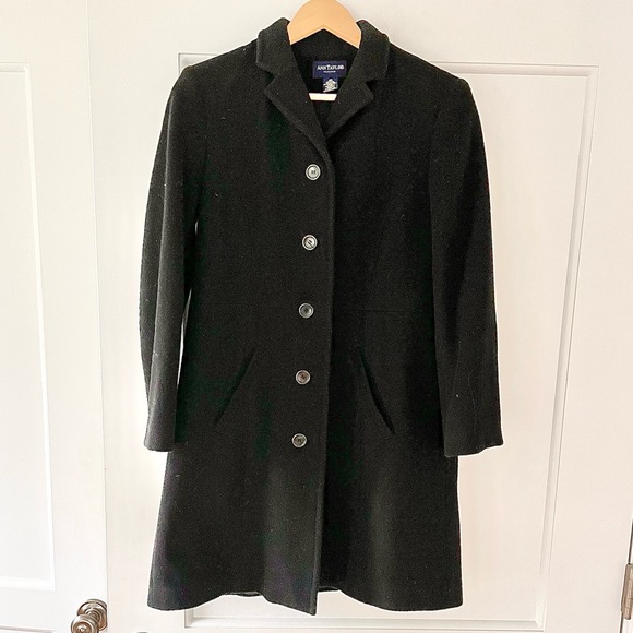 Ann Taylor Wool Blend Coat, Size 4P - Picture 1 of 4